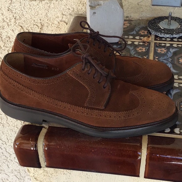 Polo Ralph Lauren suede wingtips 8.5/D used - Picture 11 of 16